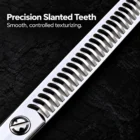 CHITIAN Z-04 close-up of precision wave-shaped slanted thinning teeth