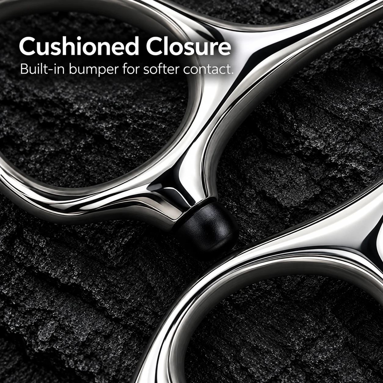 CHITIAN Z-04 thinning scissors product detail, polished silver finish