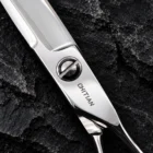 CHITIAN Z-07 68S 6.8-inch professional cutting scissors — Pivot and CHITIAN engraving on black stone