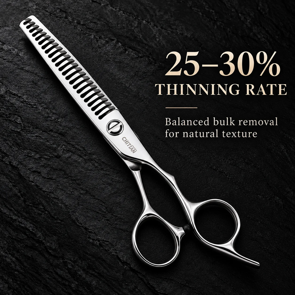 CHITIAN Z-05 30S thinning scissors with 25 to 30 percent hair removal