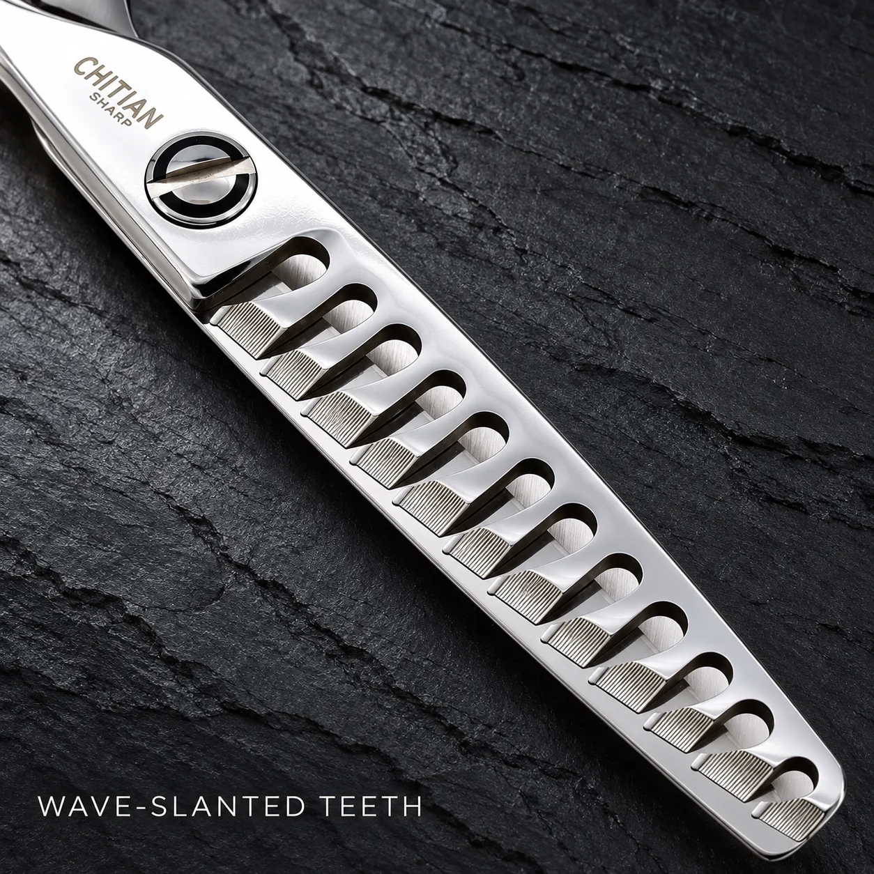 CHITIAN Z-06 45S wave-slanted precision thinning teeth detail