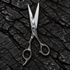 TOMIDAPRO F-02 60S 6.0-inch wet and dry cutting scissors — Back View